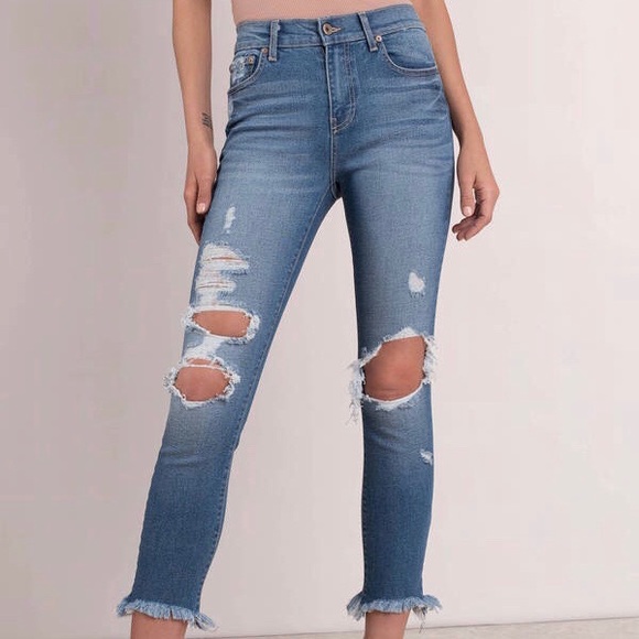 pistola distressed jeans